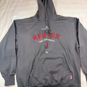 Boston Red Sox 2007 MLB Playoffs Hoodie XL Majestic Authentic